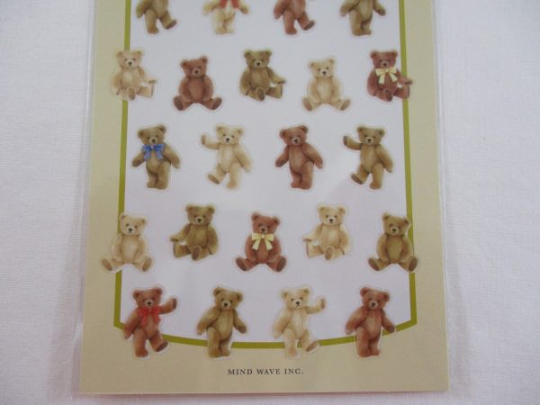 Cute Kawaii Mind Wave Journal Journey - Bear Sticker Sheet - for Journal Planner Craft Supply