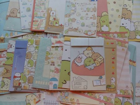 z San-X Sumikko Gurashi Letter Paper + Envelope Theme Set - A Cheap