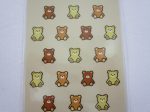 Cute Kawaii MW - Bears Sticker Sheet - for Journal Planner Craft For Sale