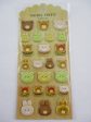 Cute Kawaii MW - Animals Sweets Factory Series - Warm Bread Burger Puffy Sponge Sticker Sheet Online now