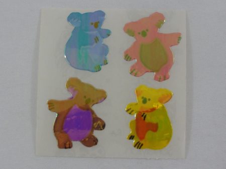 Sandylion Koala Pearly   Opalescent Sticker Sheet   Module - Vintage & Collectible Online now