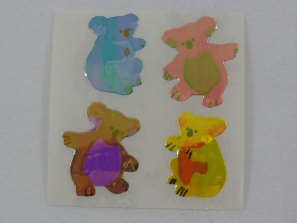 Sandylion Koala Pearly   Opalescent Sticker Sheet   Module - Vintage & Collectible Online now