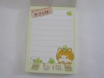 Cute Kawaii Crux Dog and Mochi Mini Notepad   Memo Pad - Stationery Design Writing Collection on Sale