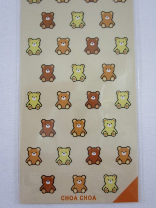 Cute Kawaii MW - Bears Sticker Sheet - for Journal Planner Craft For Sale