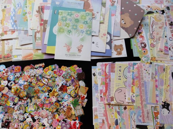 Grab Bag Stationery (Letter Sets + Memo + Stickers):  96 pcs Hot on Sale