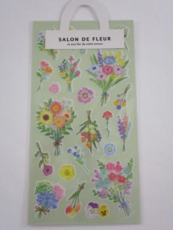 Cute Kawaii Mind Wave Flower Parlor Salon de Fleur Sticker Sheet - A - for Journal Planner Craft Organizer Calendar Garden Spring Nature Discount