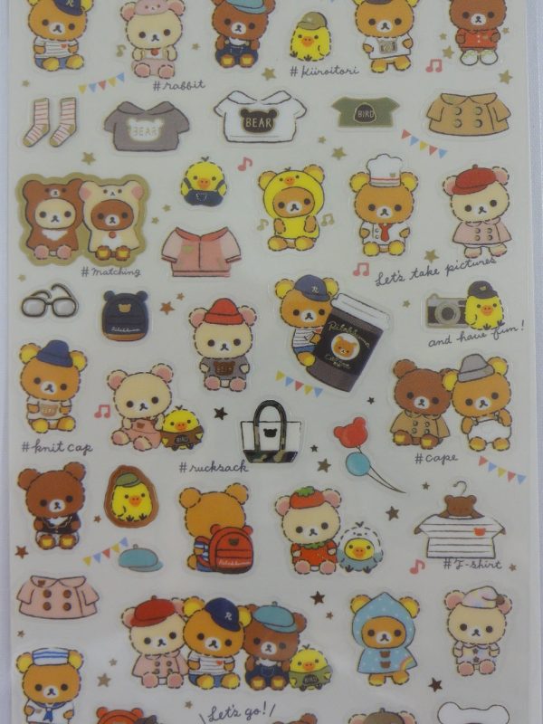 Cute Kawaii San-X Rilakkuma Sticker Sheet 2019 - Always with Rilakkuma B - for Planner Journal Scrapbook Craft For Discount