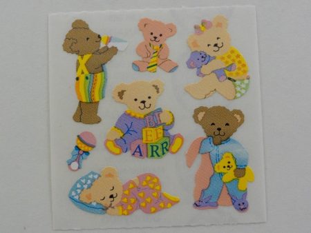 Sandylion Baby Bear Sticker Sheet   Module - Vintage & Collectible Online