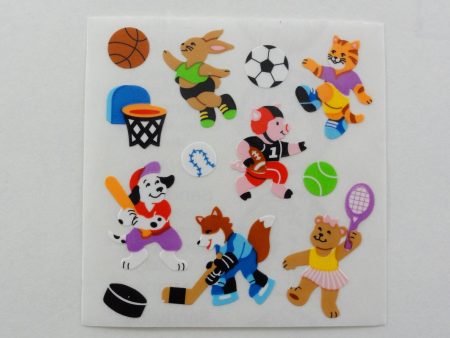 Sandylion Animal Sport Sticker Sheet   Module - Vintage & Collectible For Sale