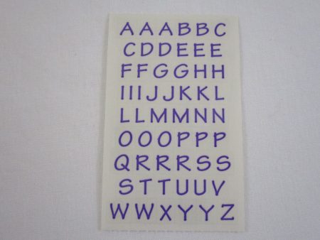 Mrs Grossman Alphabitsy Purple Sticker Sheet   Module - Vintage & Collectible 2000 on Sale