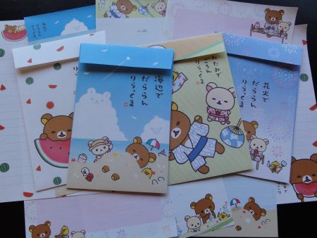 z San-X Rilakkuma Beach Summer Letter Sets - B Discount