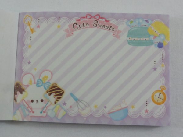 Cute Kawaii Crux Cute Sweets Rabbit Mini Notepad   Memo Pad - Stationery Design Writing Collection Sale