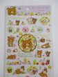 Cute Kawaii San-X Rilakkuma Bear Fruits Sticker Sheet 2020 - A - for Planner Journal Scrapbook Craft Online