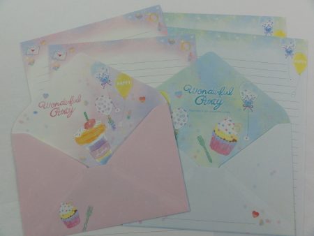 Crux Wonderful Party Letter Sets - Stationery Writing Paper Envelope Sale