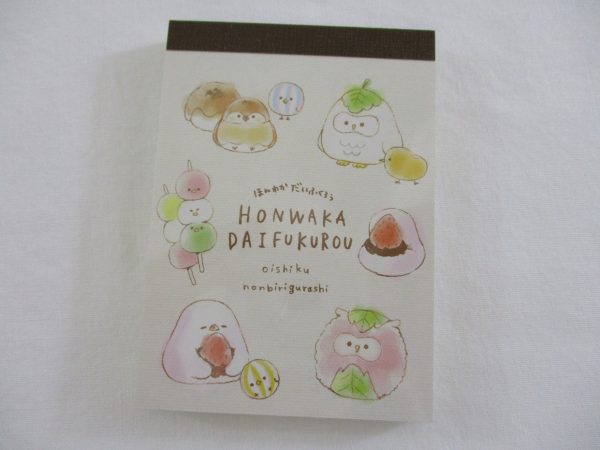 Cute Kawaii Kamio Food Daifukurou Mini Notepad   Memo Pad - Stationery Designer Paper Collection Online Sale