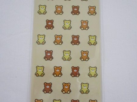 Cute Kawaii MW - Bears Sticker Sheet - for Journal Planner Craft For Sale