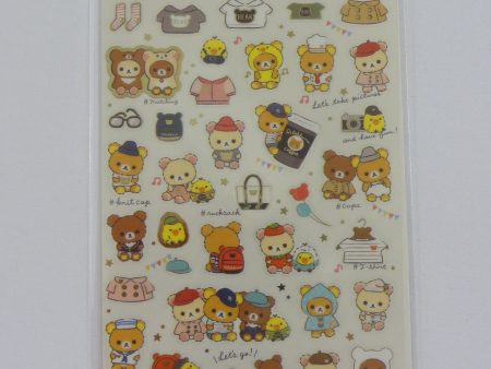 Cute Kawaii San-X Rilakkuma Sticker Sheet 2019 - Always with Rilakkuma B - for Planner Journal Scrapbook Craft For Discount