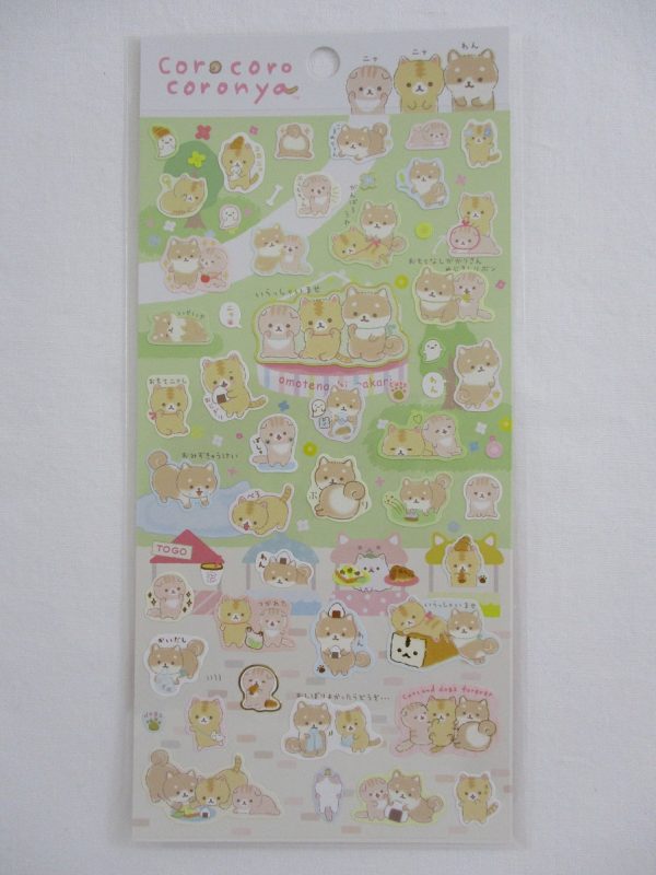 Cute Kawaii San-X CorocorocoroNya Cat Sticker Sheet 2020 - B - for Planner Journal Scrapbook Craft For Discount