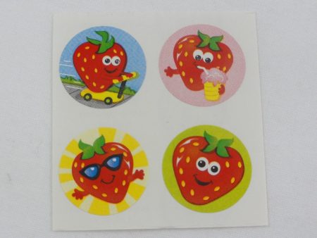 Sandylion Scratch & Sniff Sticker Sheet   Module - Vintage & Collectible - AA - Strawberry Fashion