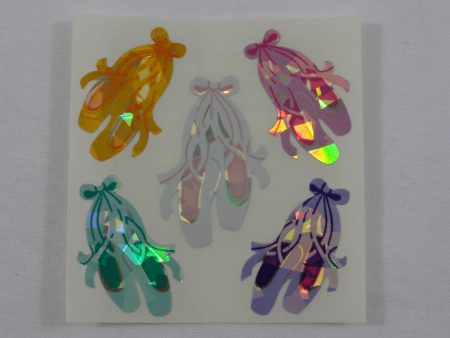 Sandylion Ballet Shoes Glitter Sticker Sheet   Module - Vintage & Collectible Discount