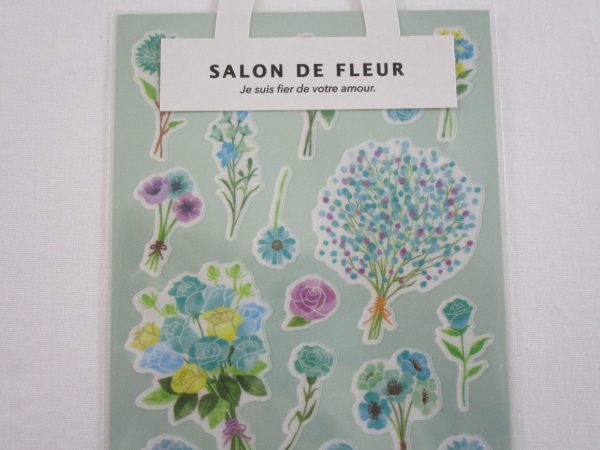 Cute Kawaii Mind Wave Flower Parlor Salon de Fleur Sticker Sheet - B - for Journal Planner Craft Organizer Calendar Garden Spring Nature For Sale