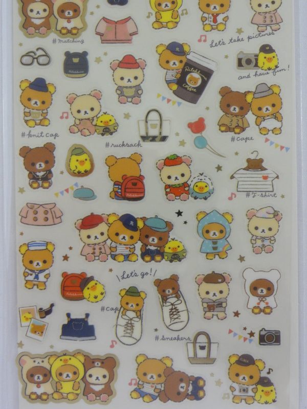 Cute Kawaii San-X Rilakkuma Sticker Sheet 2019 - Always with Rilakkuma B - for Planner Journal Scrapbook Craft For Discount