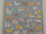 Cute Kawaii Mind Wave Dog Cat Bear Bird Pig Racoon Fox Panda Hamsters Llama Sticker Sheet - for Journal Planner Craft For Discount