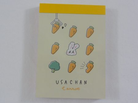 Cute Kawaii Crux Carrot Rabbit Usachan Mini Notepad   Memo Pad - Stationery Design Writing Collection Cheap