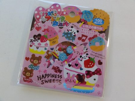 Cute Kawaii Pool Cool Happiness Sweets Stickers Flake Sack - Vintage Online now