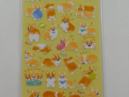 Cute Kawaii Mind Wave Dogs Puppies Sticker Sheet - for Journal Planner Craft Discount