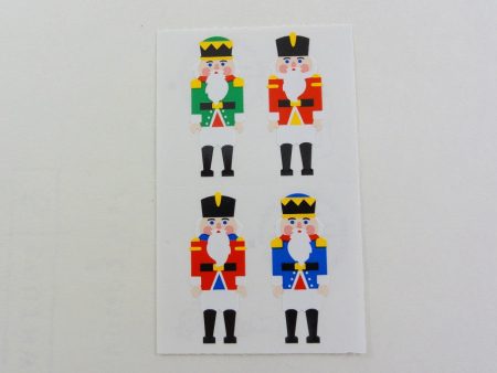 Mrs Grossman Christmas Nutcrackers Toy Soldiers Sticker Sheet   Module - Vintage & Collectible 1993 Supply