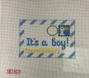 * Rachel Donley Needlepoint RD163  It s a Boy Letter Discount