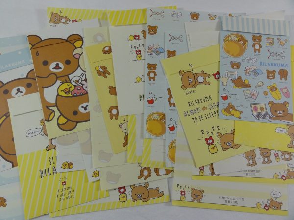 San-X Rilakkuma Letter Paper + Envelope Theme Set - 2018 Stationery Writing Online