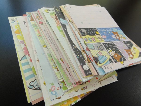 z San-X Rilakkuma Bear 158 pc Memo Note Paper Set Online Sale