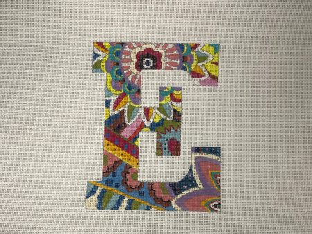 * Colors of Praise Letter  E  - 6in   18m Cheap