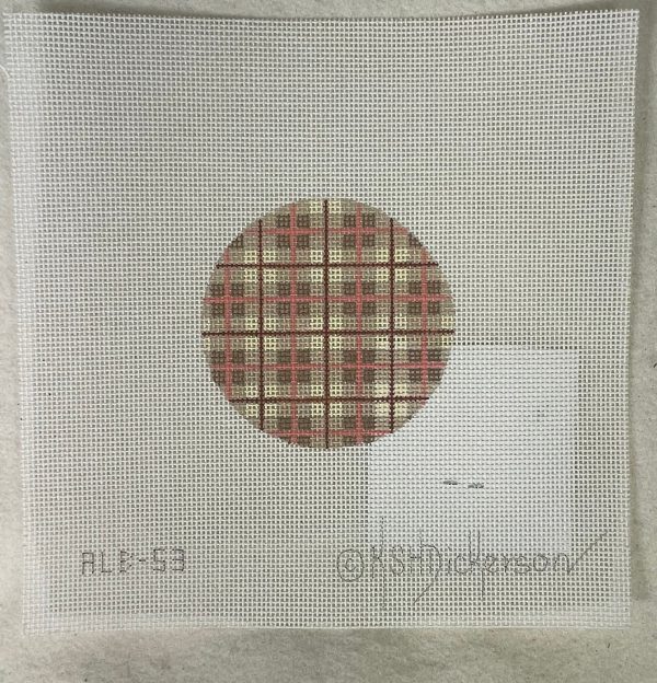 * Kate Dickerson ALB53 Beige Plaid Disk Cheap