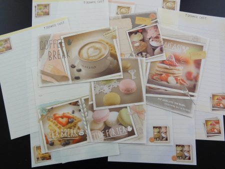 Crux Breakfast Tea and Coffee Break Letter Sets For Sale