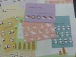 Cute Kawaii Kamio Panda Neko Cat Hedgehog Letter Sets Fashion