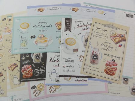 Cute Kawaii Kamio Sweet Cafe Letter Sets - Stationery Writing Paper Envelope Penpal Online Sale