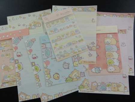 San-X Sumikko Gurashi Dressed as Cats Letter Sets - A Online