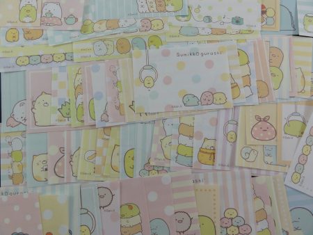 z San-X Sumikko Gurashi 154 pc Mini Memo Note Paper Set - Cute Kawaii Writing Paper Stationery For Sale