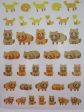 Cute Kawaii MW BonBon Series - Fox Raccoon Sticker Sheet - for Journal Planner Craft For Sale