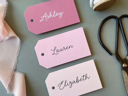 Bridesmaid gift tags, name gift tag, bridesmaid tags, personalized wedding party tags, name tags wedding, printed gift tags Online Sale