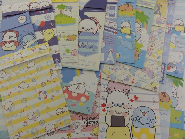 z San-X Mamegoma Letter Paper + Envelope Theme Set Sale