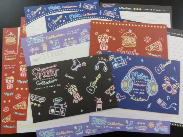 Cute Kawaii Kamio Street Music Collection Letter Sets For Sale