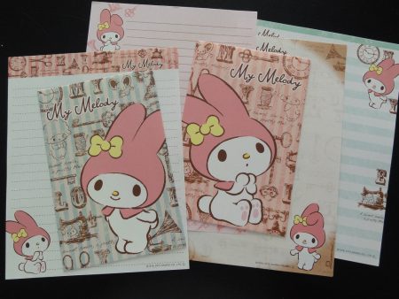 Cute Kawaii My Melody Rustic Sweet Letter Sets - Writing Paper Envelope Stationery Supply