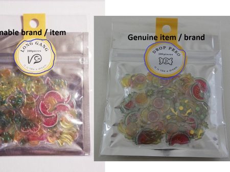 Comparing Genuine Sack Flake Stickers vs Questionable product Kawaii cute  San-X Crux Mind Wave Online Hot Sale